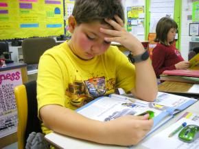 Reading in a Georgia classroom