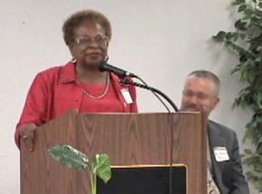 Marilyn Luper-Hildreth speaking out in defense of affirmative action