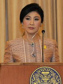 Thai Prime Minister Yingluck Shinawatra