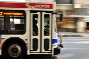 A SEPTA driver at work